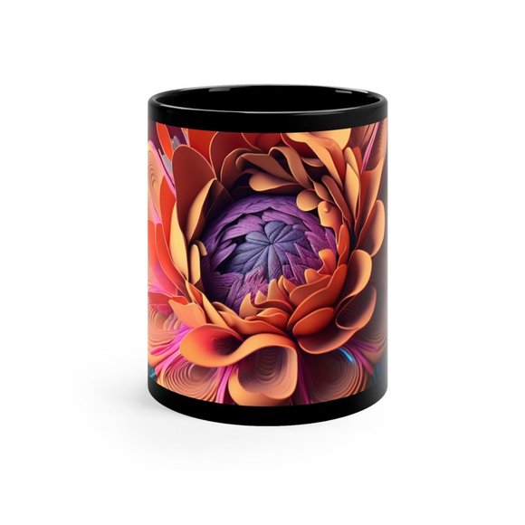 11oz Black Mug - Picture 2 of 6